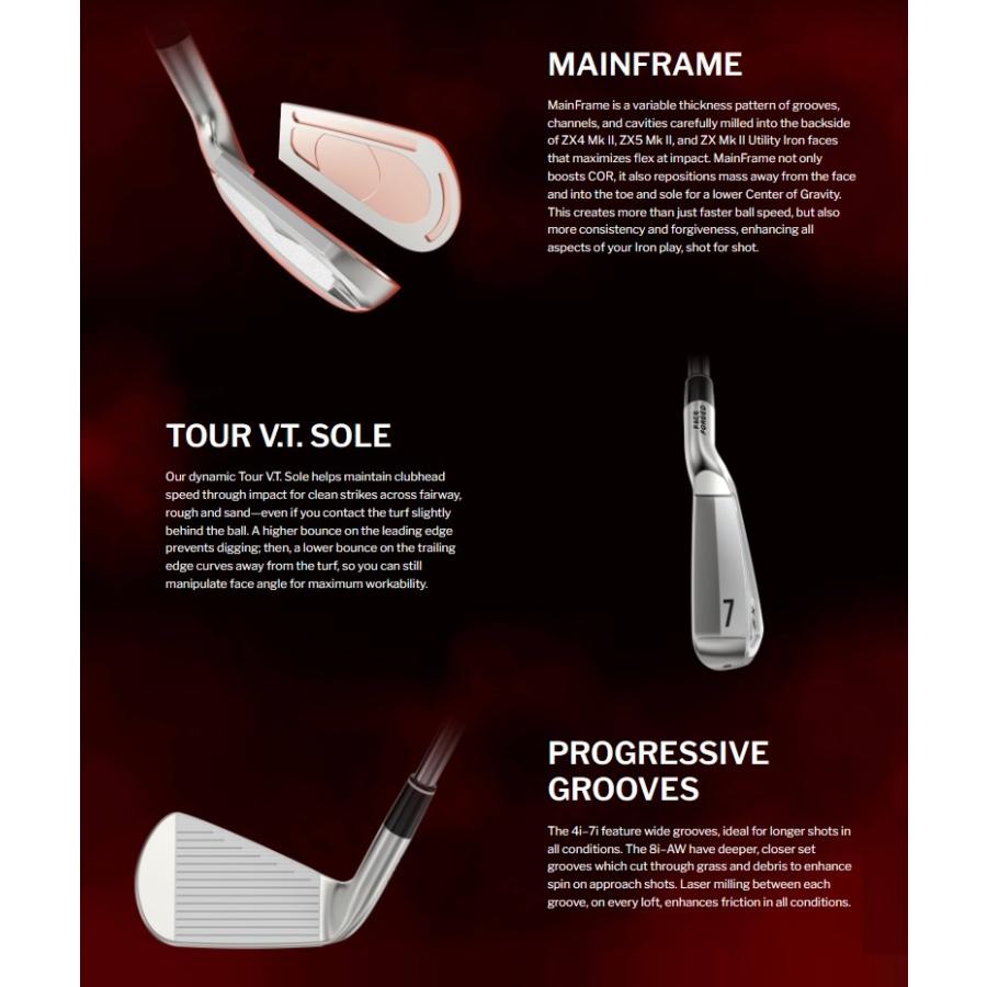 Srixon Women's ZX4 MK II Iron スリクソン レディース ZX4 MK2 アイアン (5本セット