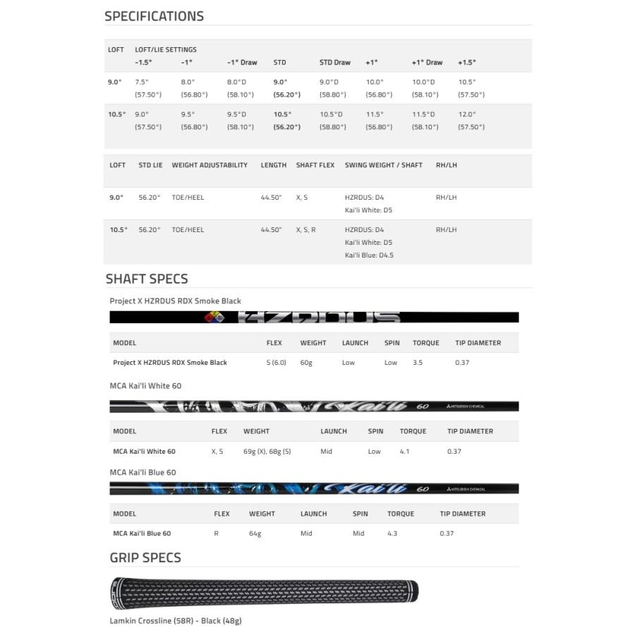 Cobra Golf Aerojet LS Tour Length Driver コブラゴルフ エアロ