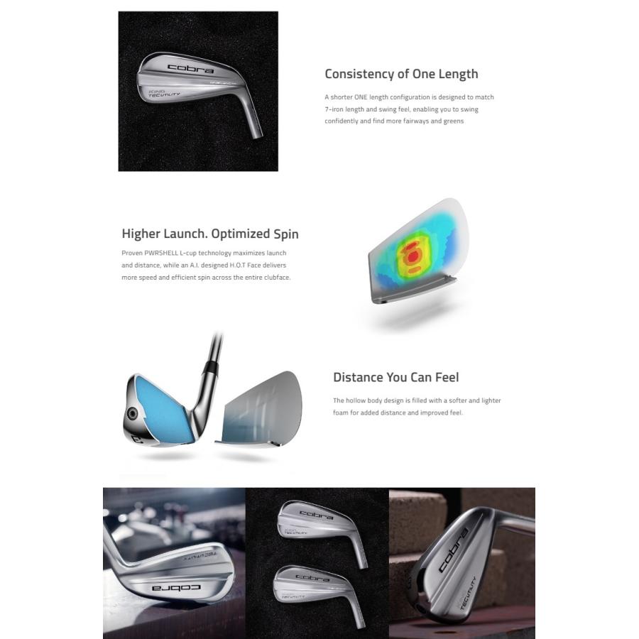 COBRA（コブラ） Cobra Golf King Tec One Length Utility Iron キング
