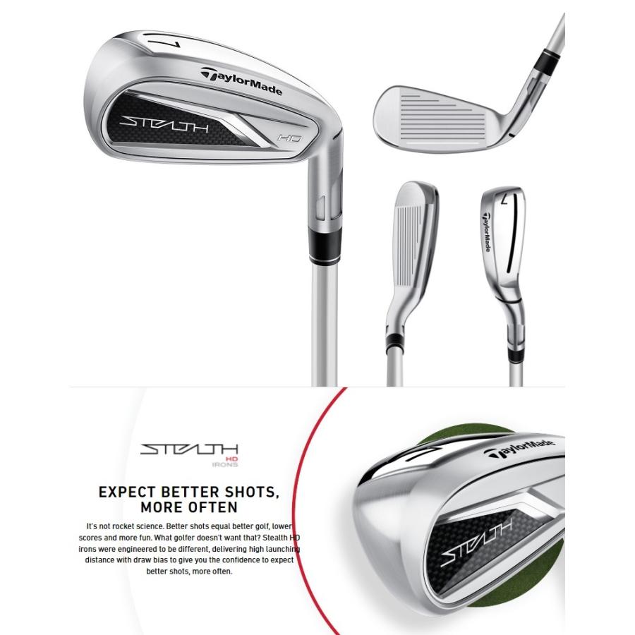 テーラーメイド ステルスHD アイアン 6-AW 6本セット 左用 レフティ