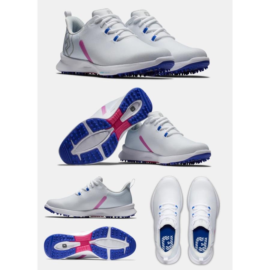 FootJoy FJ Fuel Sport Women's Golf Shoes - White / Pink フットジョイ FJ フューエル レディース ゴルフ シューズ 90127｜prolinegolf｜02