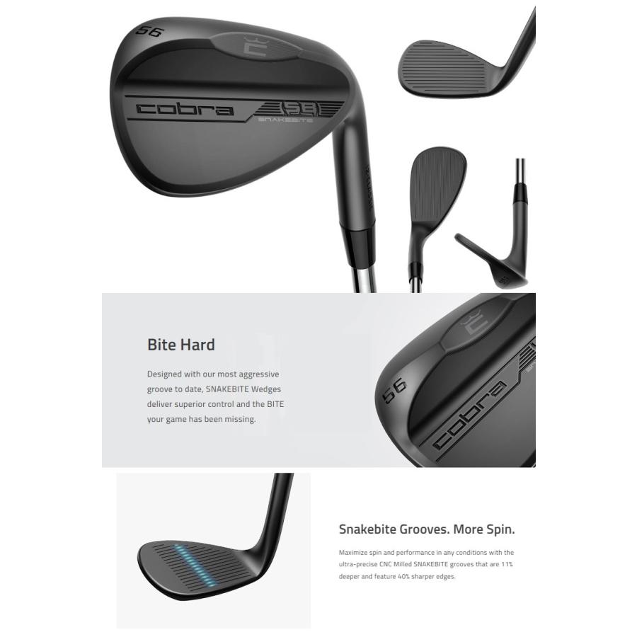 COBRA（ゴルフ） （レフティモデル）Cobra Golf Snakebite Black Wedge 