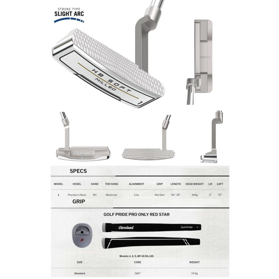 Cleveland Golf HB Soft Milled 1 Putter クリーブランド