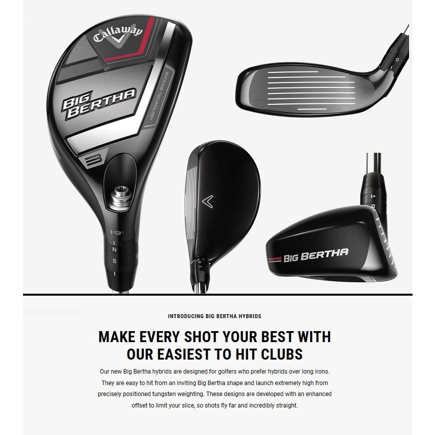 Callaway Big Bertha Hybridキャロウェイ ビッグバーサ ハイブリッドメーカーカスタムシャフトモデル 10009832