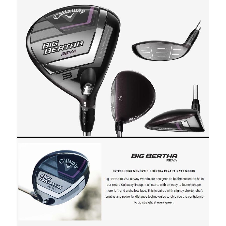 Callaway CG Fw Big Bertha Reva 23, Golf-Fairway-boschi Donna, Melanzana