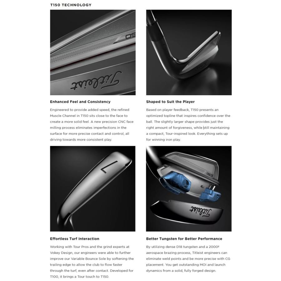 Titleist (レフティモデル)Titleist 2023 T150 Iron タイトリスト