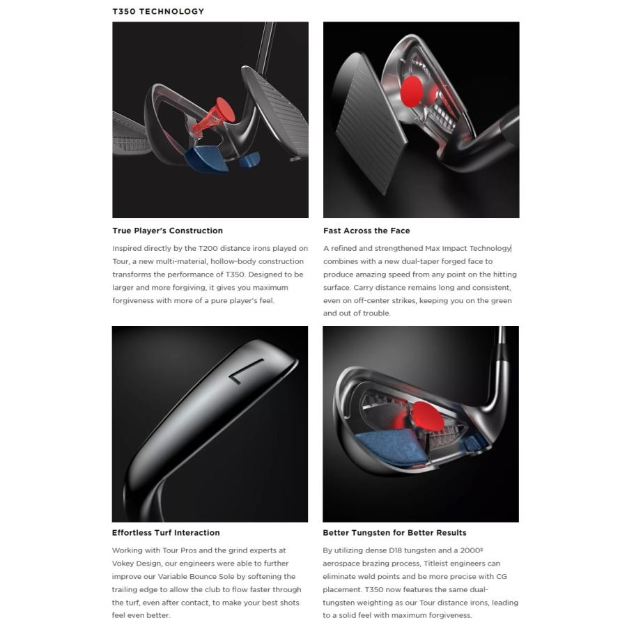 Titleist（タイトリスト） (単品アイアン)Titleist 2023 T350 Iron