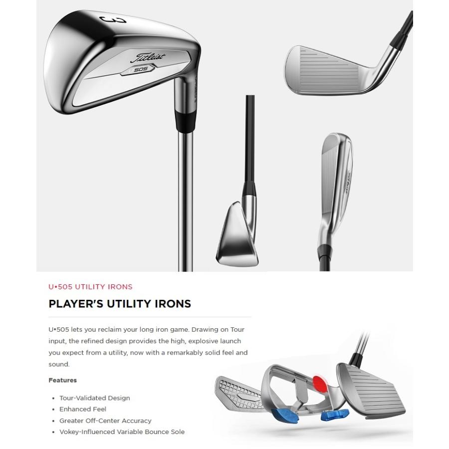 Titleist (レフティモデル) 2023 U・505 Utility Iron タイトリスト 