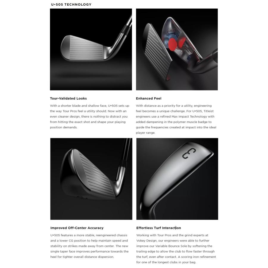 レフティ】タイトリストU505 3番