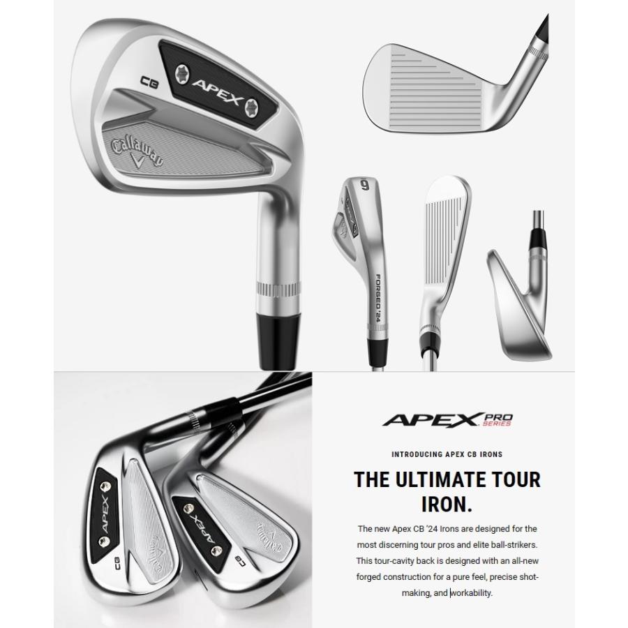 Callaway Apex CB Iron キャロウェイ エイペックス キャビティ アイアン 6本セットメーカーカスタムシャフトモデルの画像