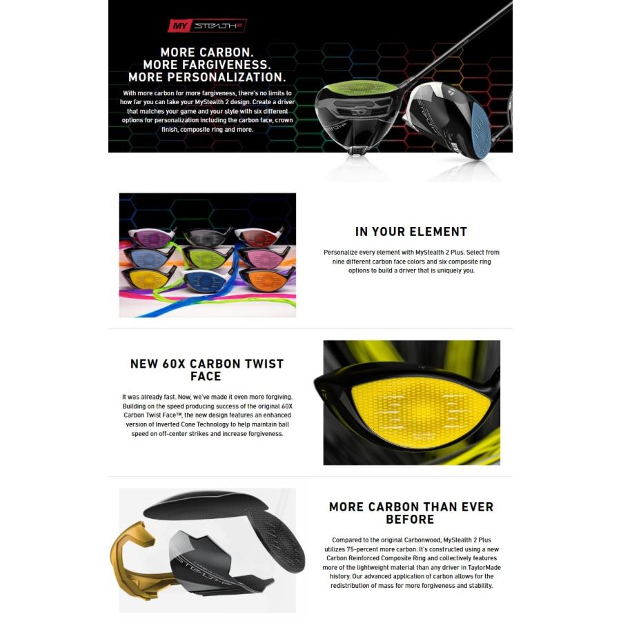 TaylorMade MyStealth 2 Plus Driver テーラーメイド マイ TaylorMade MyStealth 2 Plus Driver テーラーメイド マイ
