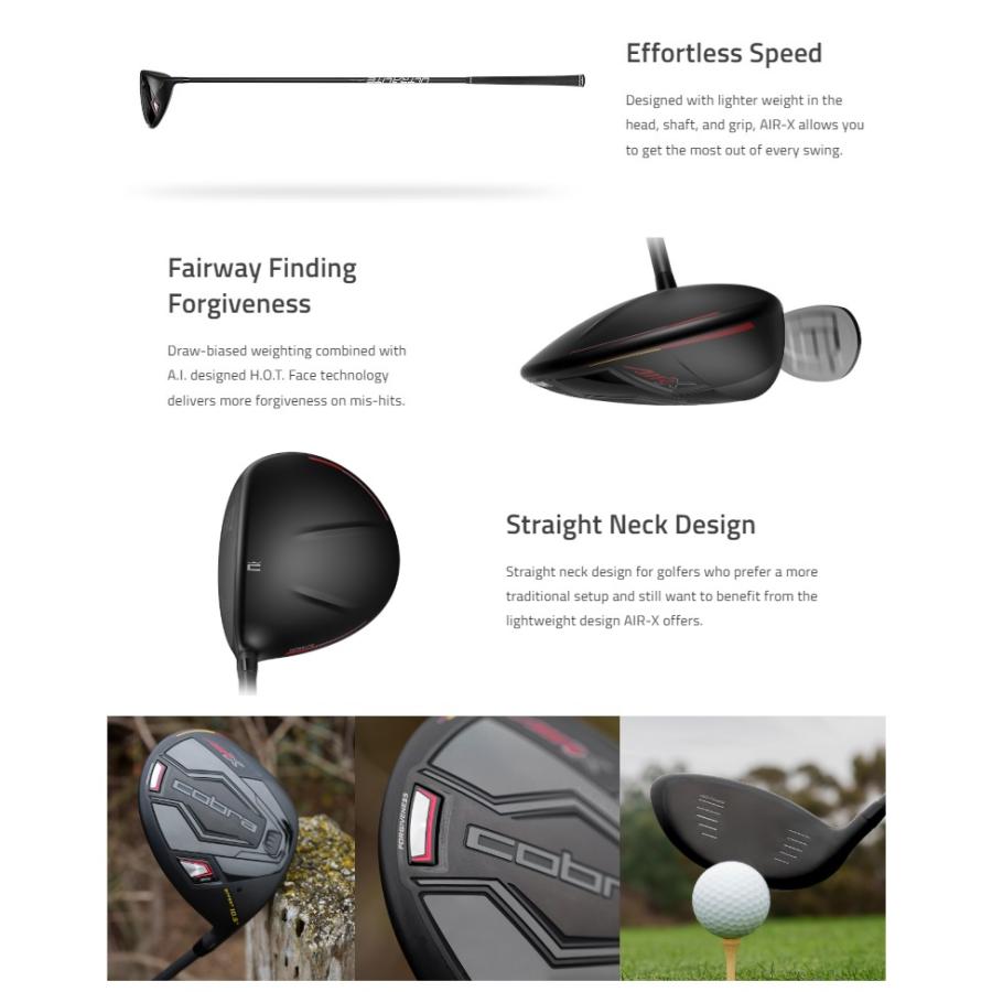 Cobra Golf 2023 AIR-X Straight Neck Driver コブラゴルフ 2023