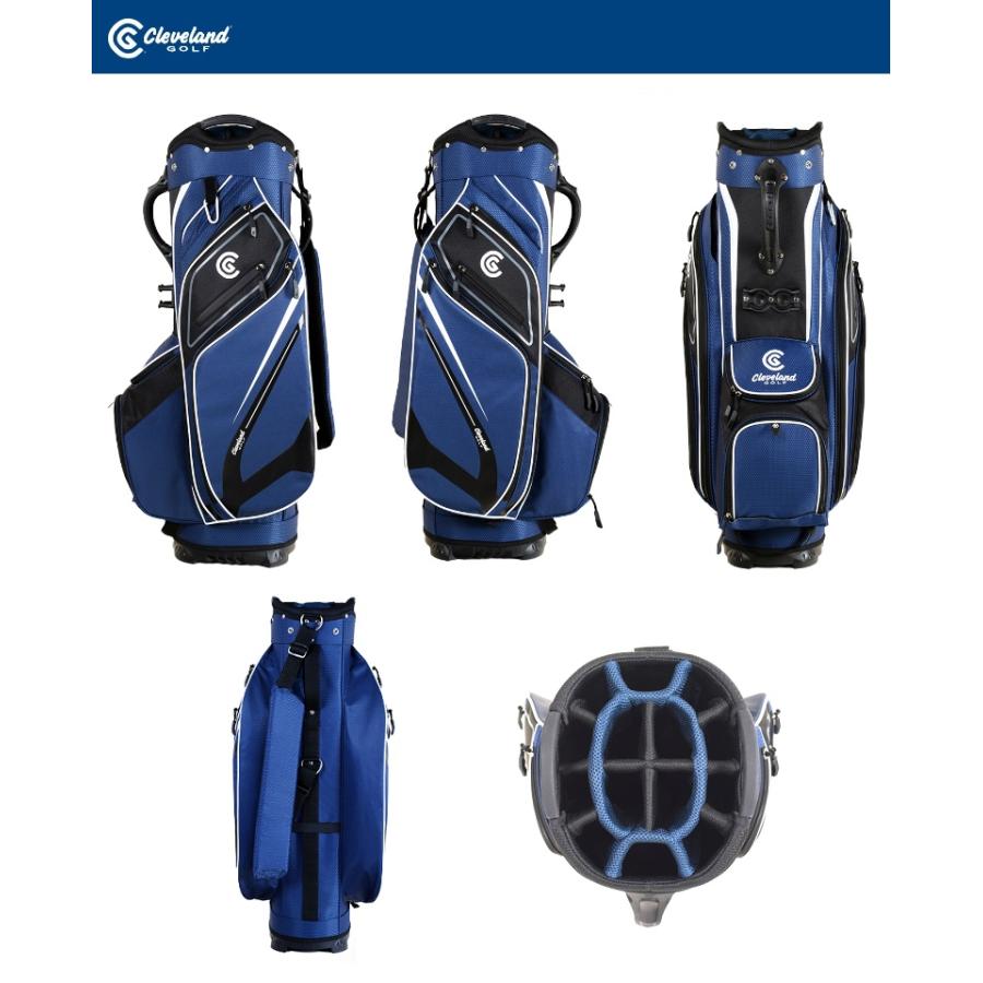 クリーブランド　Cleveland 14分割　9インチ　ゴルフバッグ　メンズ ◯クリーブランドキャディバッグ 14分割 クリーブランド Cleveland 14
