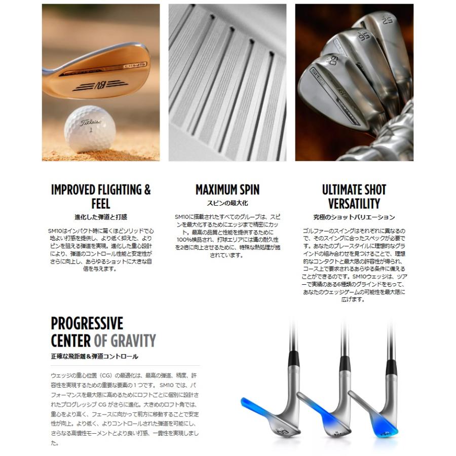 Titleist（タイトリスト） (レフティモデル) Titleist Vokey SM10 Jet