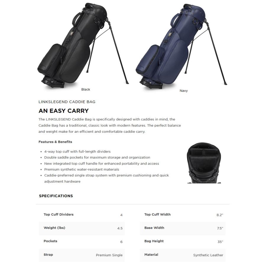 Titleist（タイトリスト） Titleist Linkslegend Caddie Bag リンクス