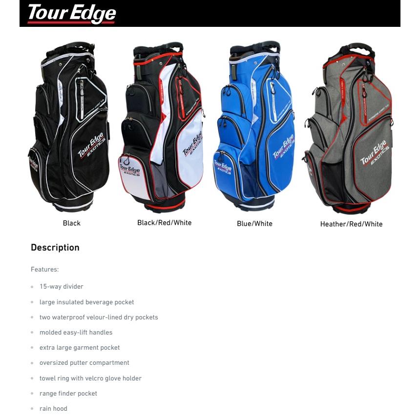 Tour Edge Tour Edge Exotics Xtreme 7.0 Cart Bag ツアーエッジ