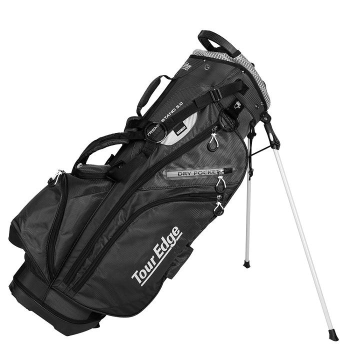 希少 TOUR EDGE キャディーバッグ ゴルフバッグ ブラック ツアーエッジ Tour Edge Tour Edge Hot Launch Xtreme 5.0 Stand Bag ツアーエッジ