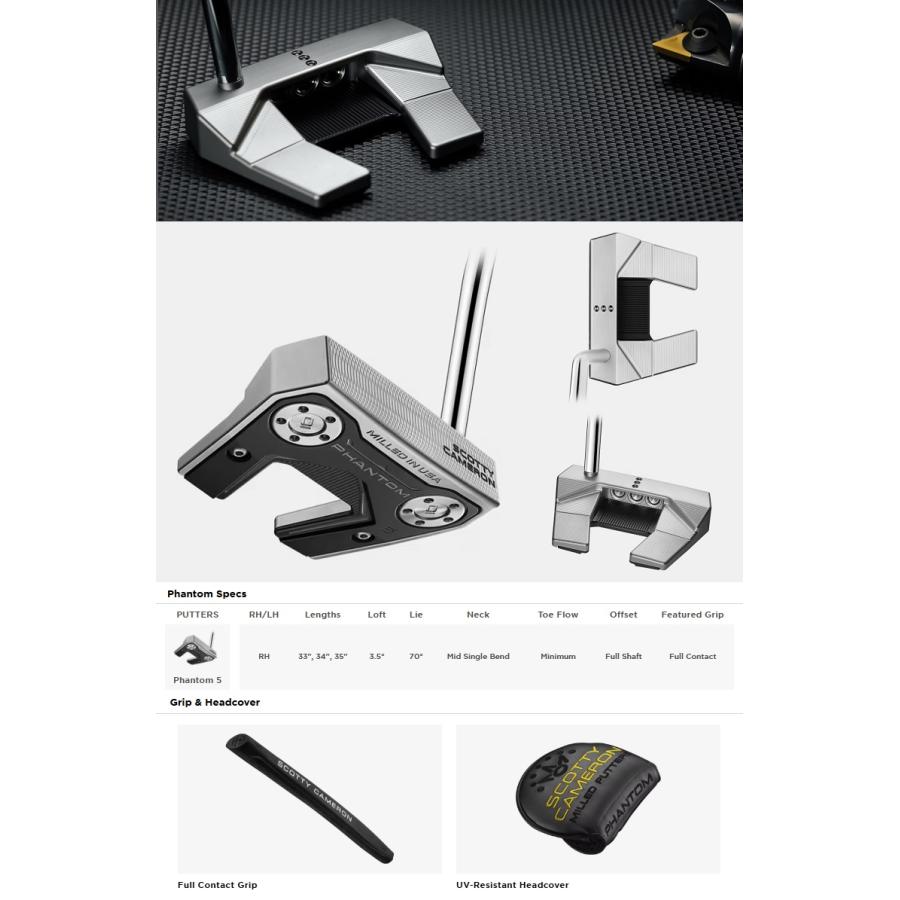 SCOTTY CAMERON PHANTOM 5 2024 美品 SCOTTY CAMERON Scotty・Cameron 2024 Phantom 5 Putter スコッティ