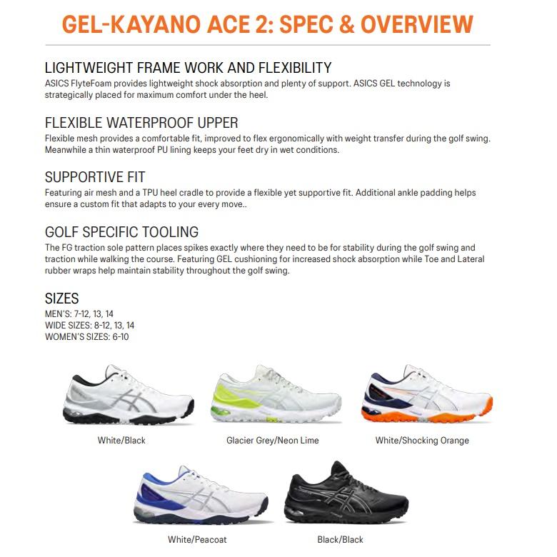 PUMA（プーマ） Asics Gel‐Kayano Ace 2 Golf Shoes アシックス ゲル