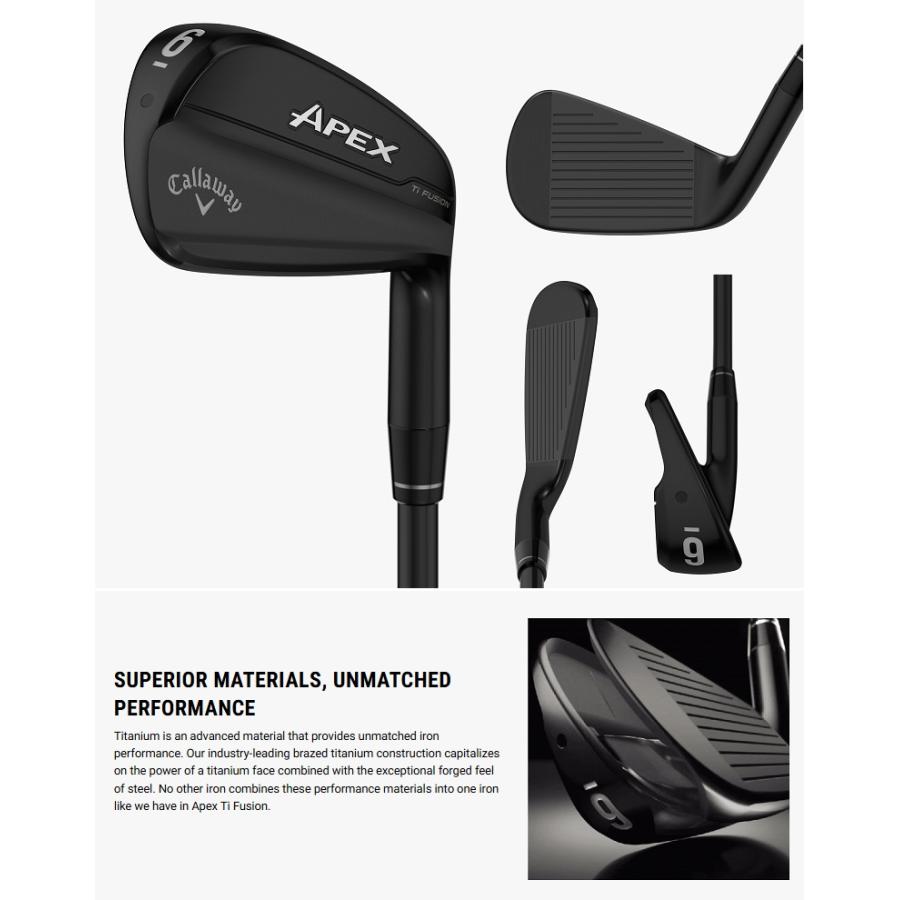 レフティーキャロウェイAPEX TI FUSIONアイアン Callaway（キャロウェイ） (レフティモデル)(単品アイアン) Callaway