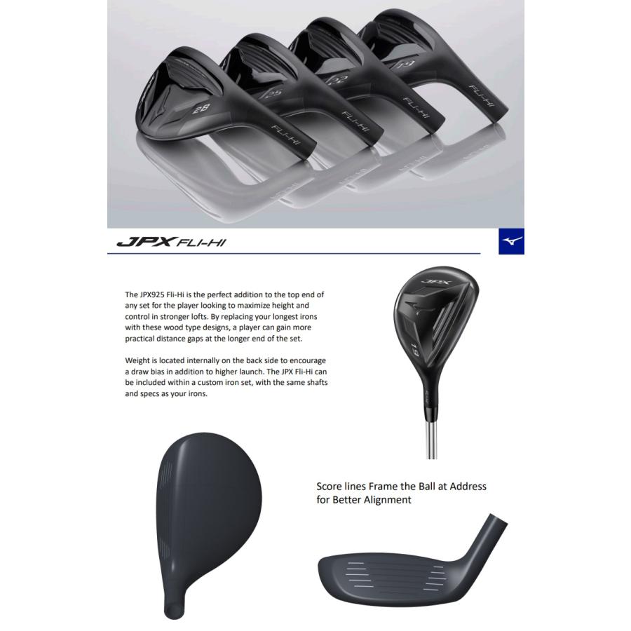 MIZUNO（ミズノ） (レフティモデル) Mizuno USA JPX925 Fli-Hi Hybrid