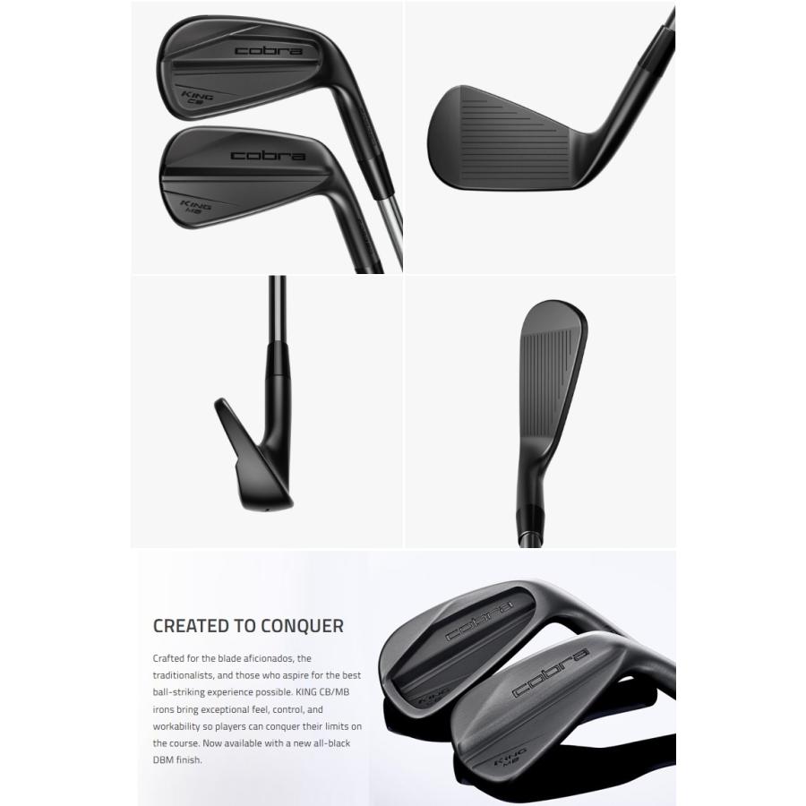 COBRA（ゴルフ） (レフティモデル) Cobra Golf KING CB/MB Black Iron 