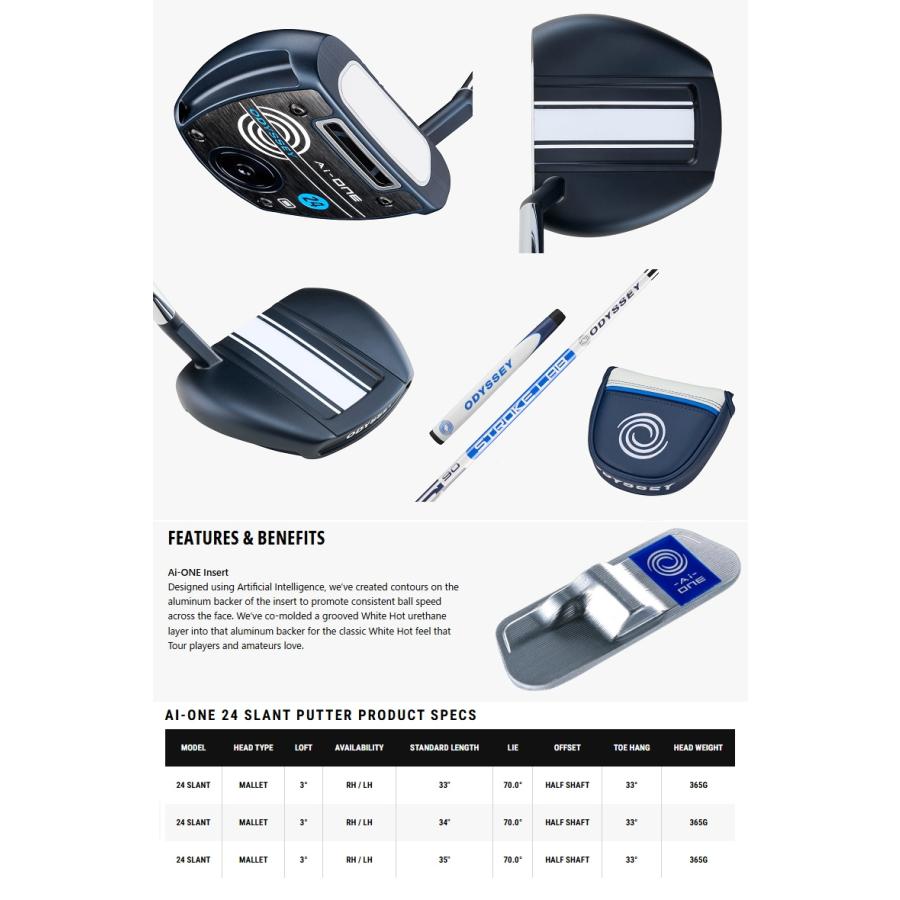 ODYSSEY（キャロウェイゴルフ） Odyssey Ai-One 24 Slant Putter