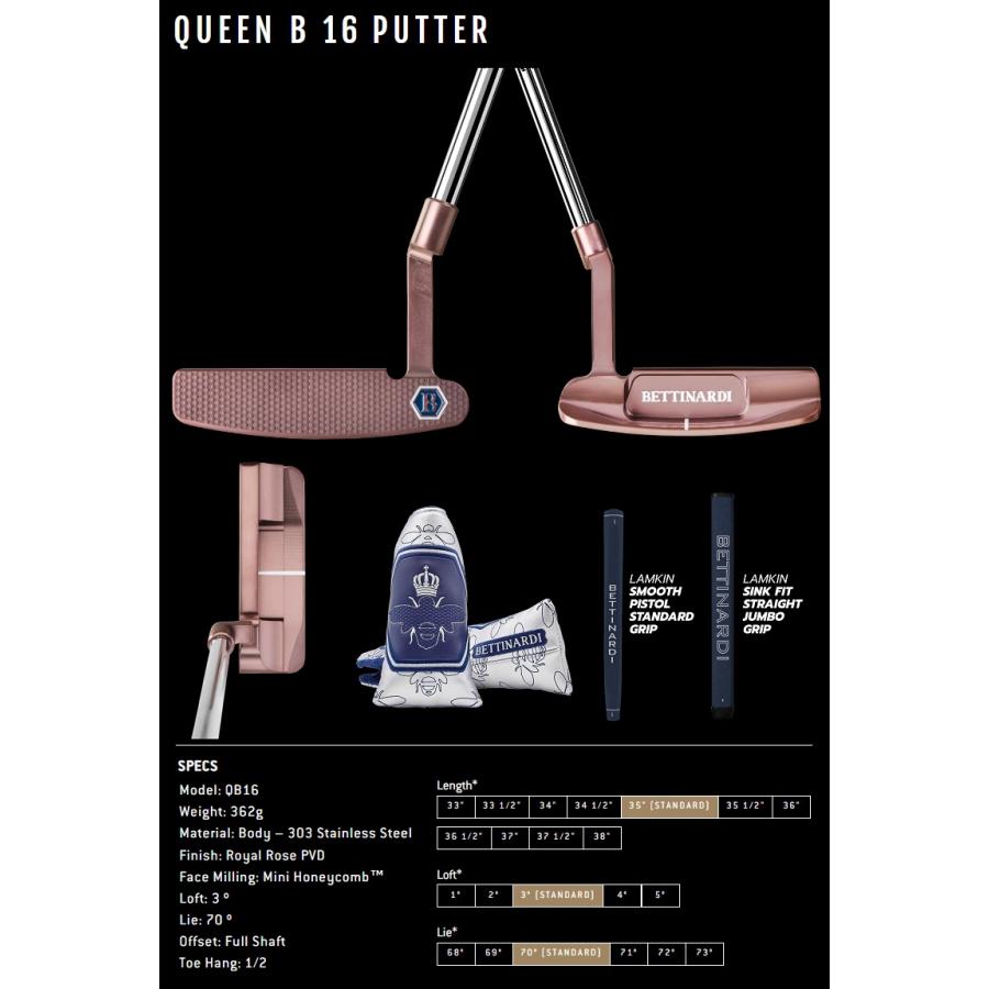 BETTINARDI（ベティナルディ） Bettinardi 2025 Queen B 16 Putter