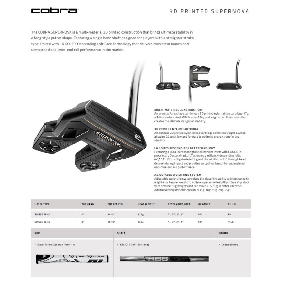 COBRA（コブラ） (レフティモデル) Cobra Golf 2024 Supernova 3D