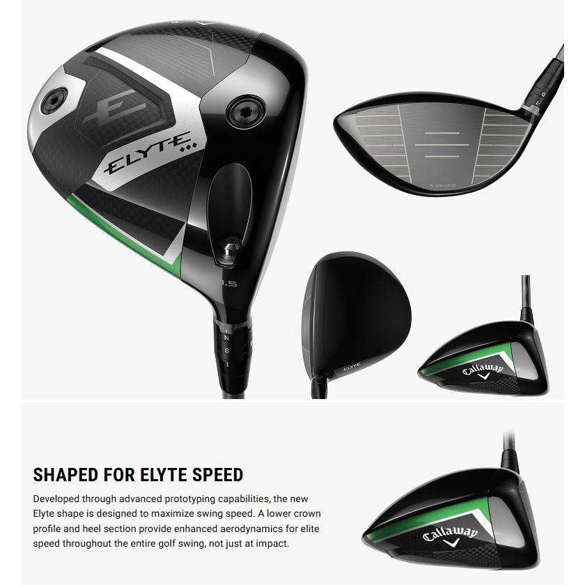 Elyte トリプルダイヤ　9度　ドライバー VENTUS BLACK 6x Callaway（キャロウェイ） 即納可！Callaway Elyte Triple Diamond