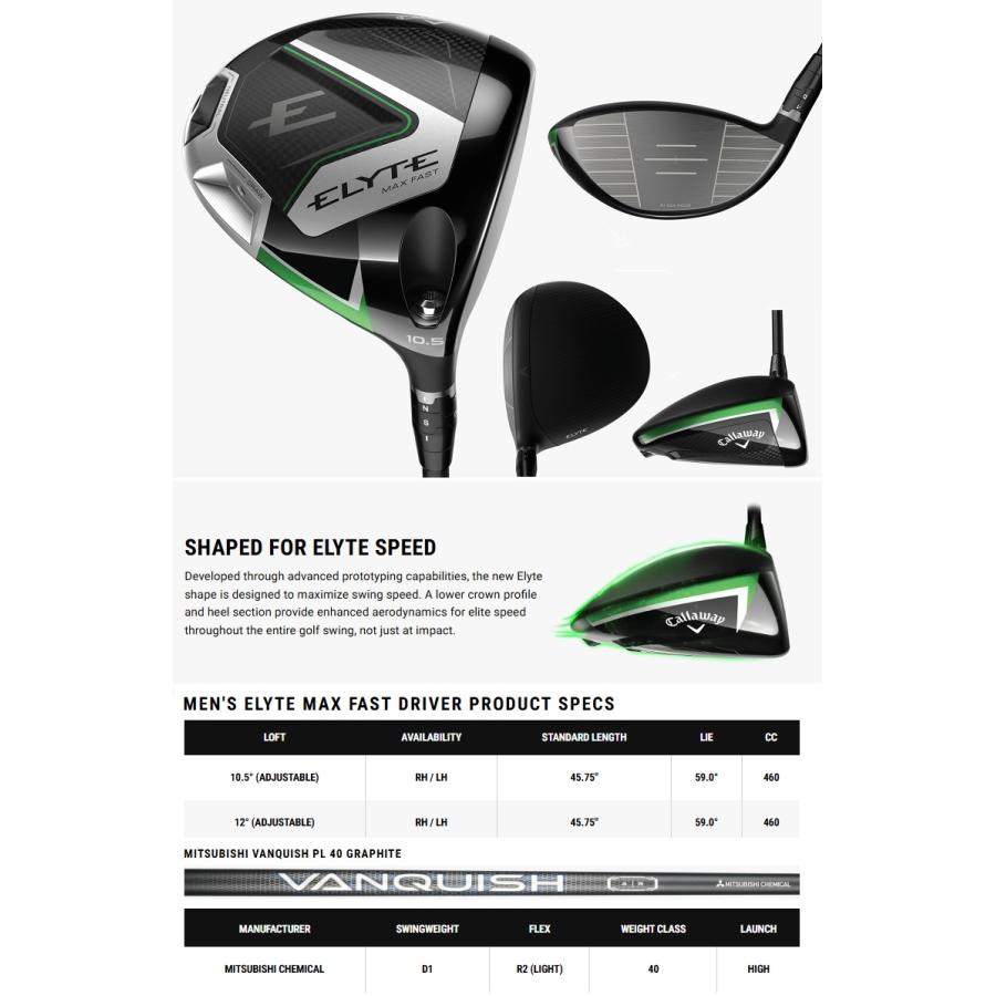 Callaway（キャロウェイ） (レフティモデル) Callaway Elyte Max Fast
