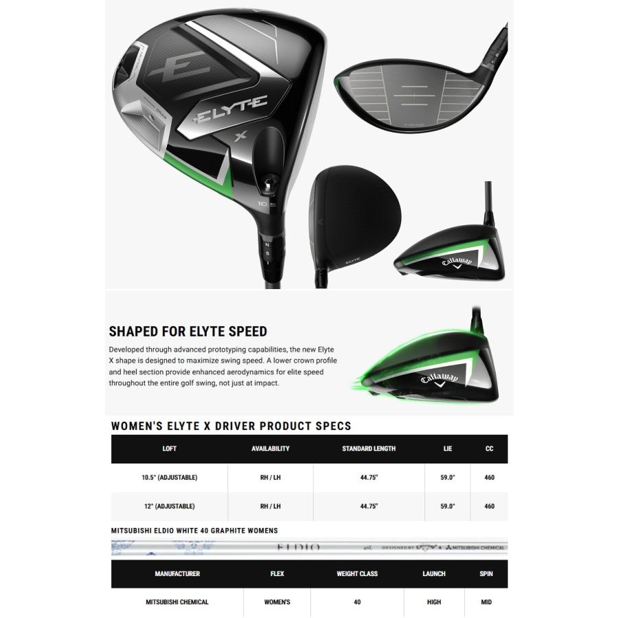 Callaway（キャロウェイ） Callaway Women's Elyte X Driver <BR