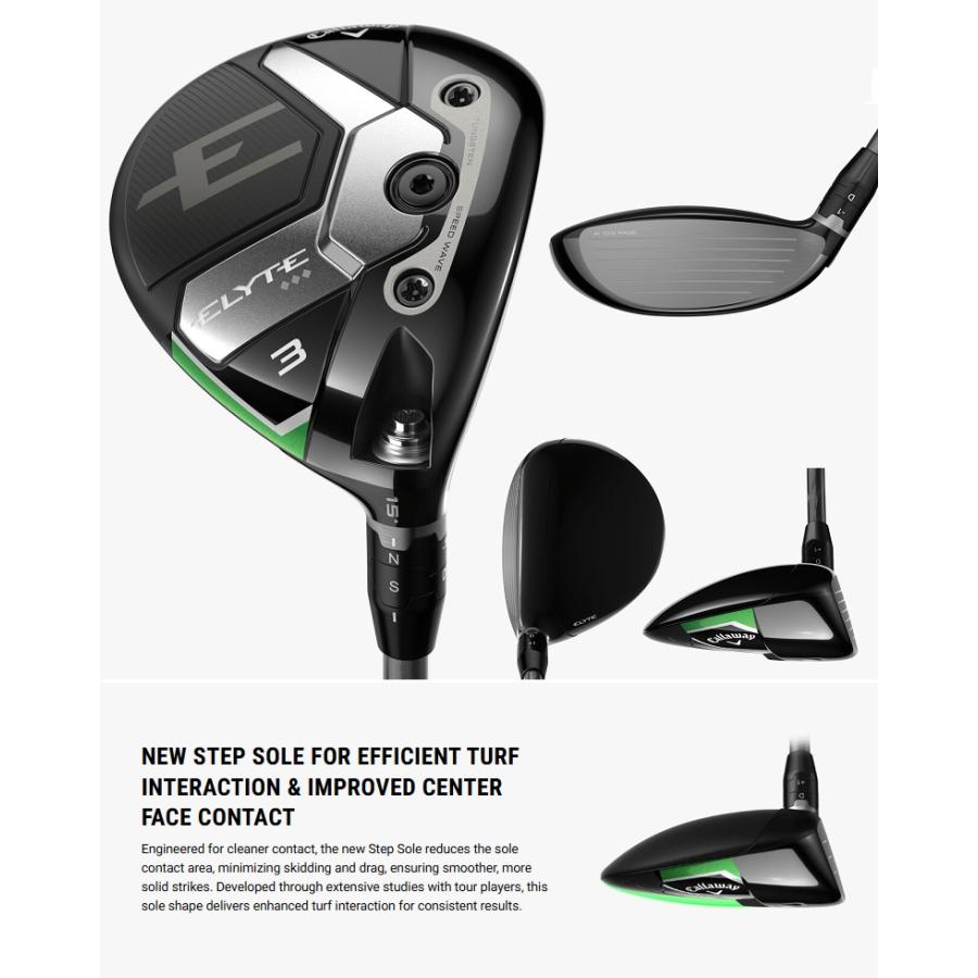Callaway (レフティモデル) Elyte Triple Diamond Fairway Wood Callaway (レフティモデル) Elyte Triple Diamond Fairway Wood