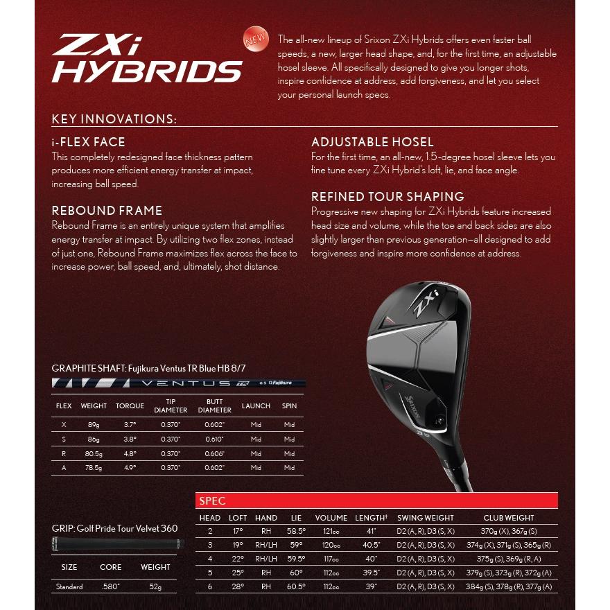 SRIXON Srixon ZXi Hybrid US スリクソン ハイブリッド メーカー