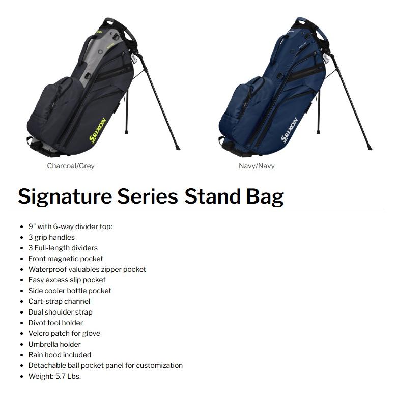 SRIXON Srixon S3 (Srixon Signature Series) Stand Bag SRIXON Srixon S3 (Srixon Signature Series) Stand Bag