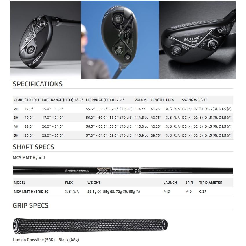 COBRA（コブラ） (レフティモデル) Cobra Golf KING TEC Hybrid コブラ