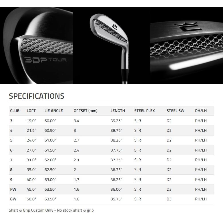COBRA（コブラ） (単品アイアン) Cobra Golf 3DP Tour Iron コブラ 