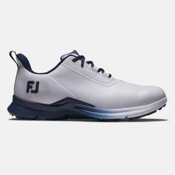 (新品)FJ FUEL ゴルフシューズ 9.5 27.5 (現行品) FootJoy（フットジョイ） FootJoy FJ Fuel Golf Shoes - White / Blue