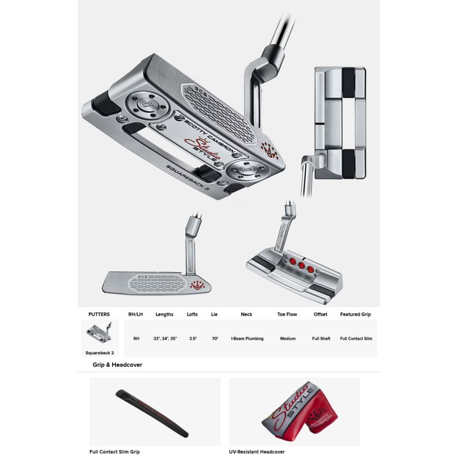 SCOTTY CAMERON Scotty・Cameron 2025 Studio Style Squareback 2