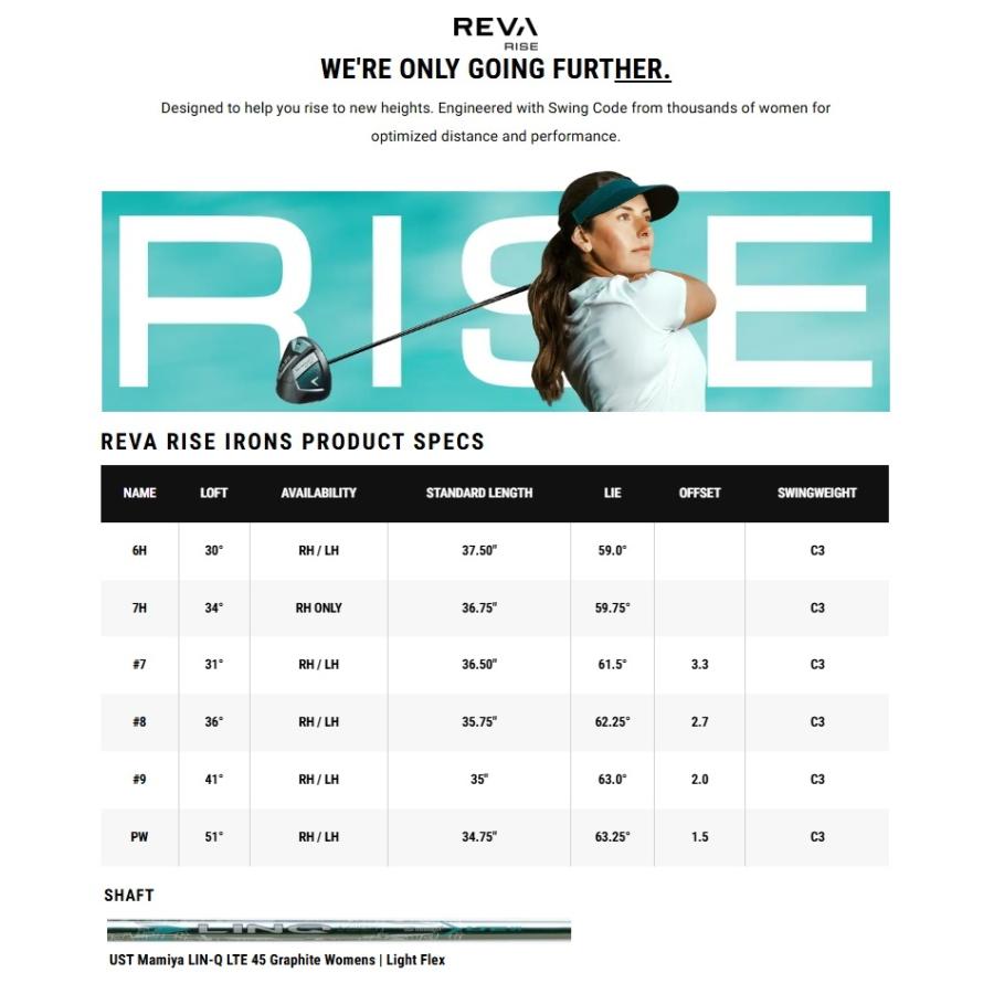 Callaway（キャロウェイ） Callaway Women's REVA RISE Hybrid/Iron