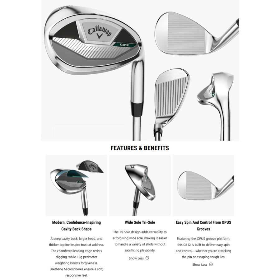 Callaway（キャロウェイ） (レフティモデル) Callaway CB 12 Wedge CB
