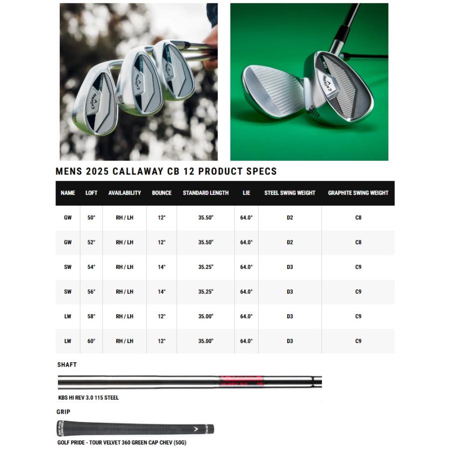 Callaway（キャロウェイ） (レフティモデル) Callaway CB 12 Wedge CB