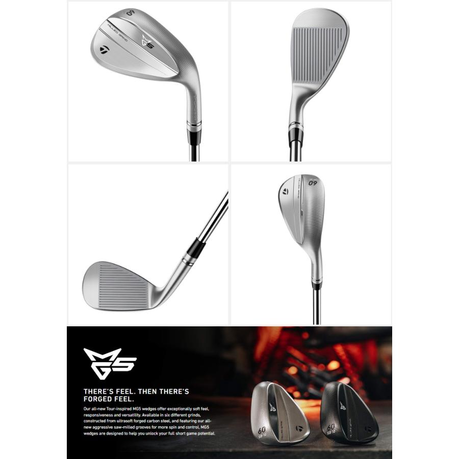 (レフティモデル) TaylorMade MG5 Satin Chrome Wedge テーラーメイド ミルド グラインド 5 サテン クローム ウェッジ メーカーカスタムシャフトモデル_1