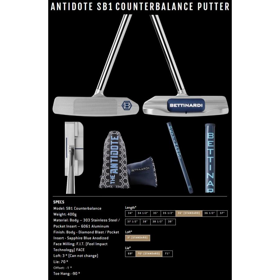 Bettinardi Antidote SB1 Counterbalance Putter ベティナルディ アンチドート SB1 カウンターバランス パター BETTINARDI Bettinardi Antidote SB1 Counterbalance Putter