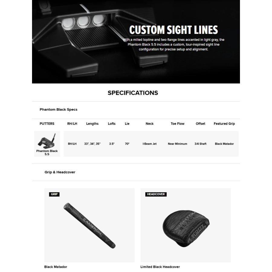 SCOTTY CAMERON 限定モデル！Scotty・Cameron Limited Edition Phantom