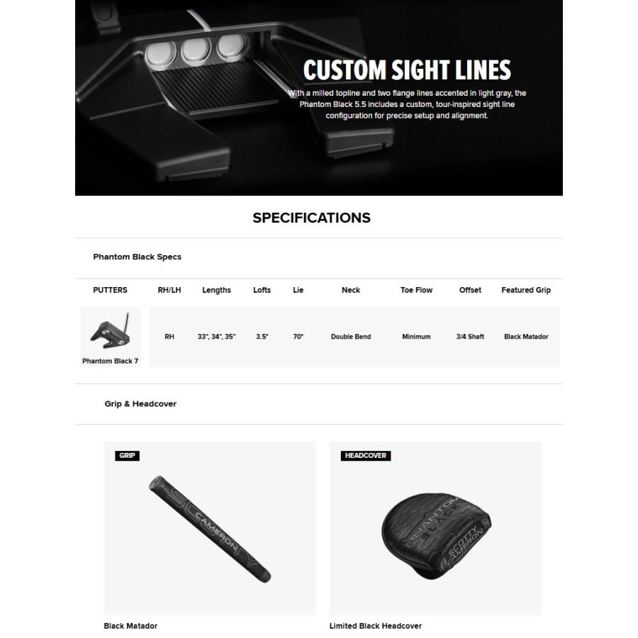 SCOTTY CAMERON 限定モデル！Scotty・Cameron Limited Edition Phantom