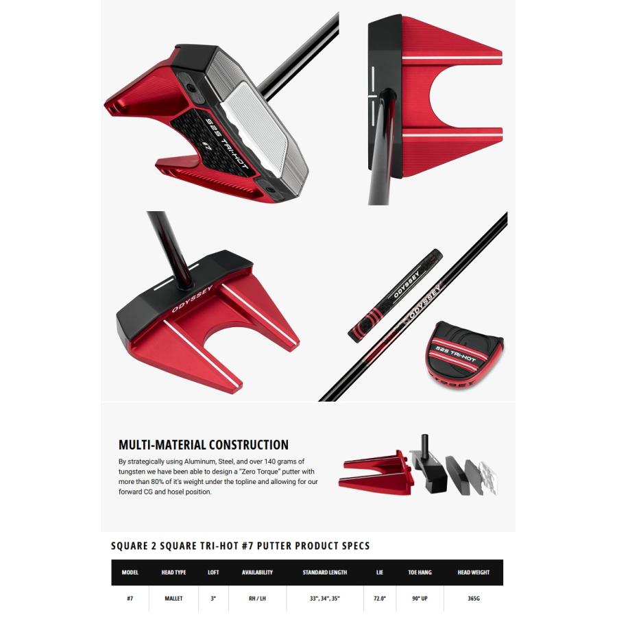 ODYSSEY（キャロウェイゴルフ） Odyssey Square 2 TRI-HOT #7 Zero