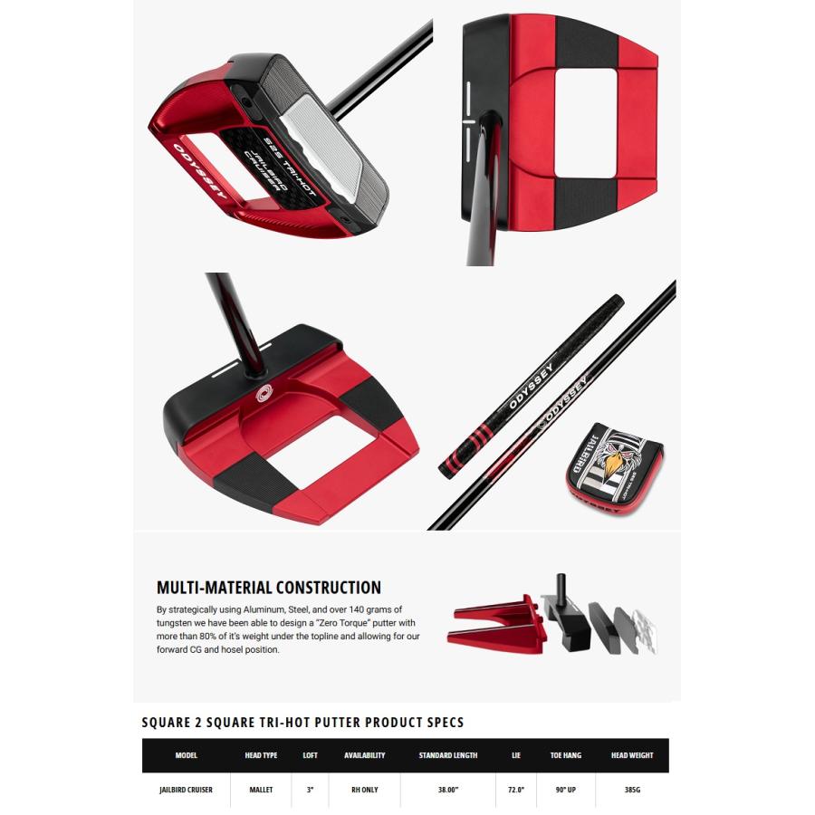 ODYSSEY（キャロウェイゴルフ） Odyssey Square 2 TRI-HOT Jailbird