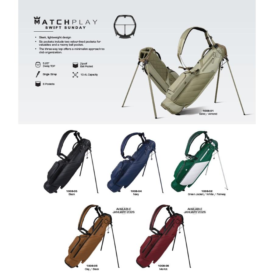 SUN MOUNTAIN（サンマウンテン） Sun Mountain 2026 Matchplay Swift