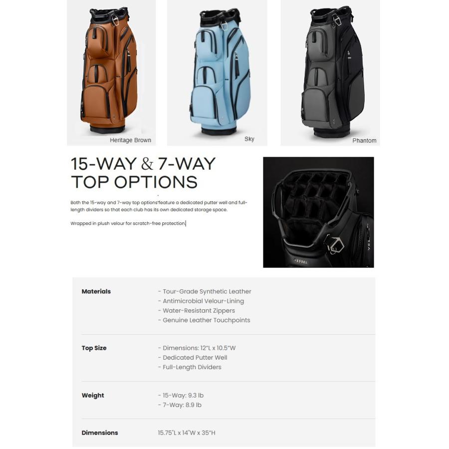 VESSEL Vessel Lux Pro Cart II Bag ベゼル ルクス プロ カート 2